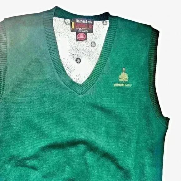 VTG WeatherBoss Rainswetter Sz L water Golf Vest Rain Repellent Windproof - Picture 4 of 14